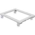 Flat trolley with nylon casters