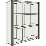 Small Capacity Bolted Shelves (Vertical Partitions Provided, 100 kg Type, Height 1,200 mm and 1,500 mm) 43X-34-NG