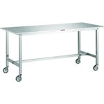 All Stainless Steel Workbench, Casters with Stainless Steel Fittings, SUS304, Equal Load (kg) 150 SW3-1260CS100