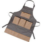 Work Apron, Beige and Black/Black and Gray/Gray and Beige
