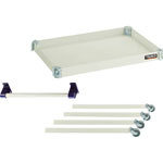 Combination Wagon Options - 3 Pc Set (Shelf, Pole With Casters, Handle)