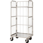 Stainless Steel Hightener (Wire Cage Stock Cart), Floor Plate Stainless Steel / Plastic Type THT-S1C