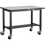 Lightweight Adjustable Height Work Bench with Casters Average Load (kg) 100 AWMP-1890C100