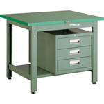 Medium Work Bench with Lower Shelf / 3-Shelf Cabinet Average Load (kg) 800 GWS-1890D3