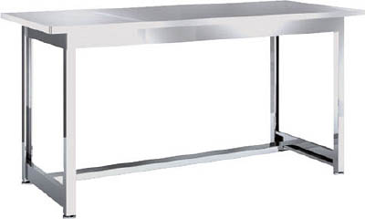 All Stainless Steel Workbench, H-Frame Type, SUS304, Equal Load (kg) 350 TWB-1560SUS
