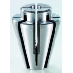 Floating tap collet