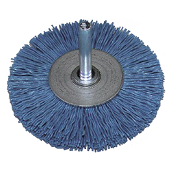 Unilon Grit Wheel Brush with Shaft