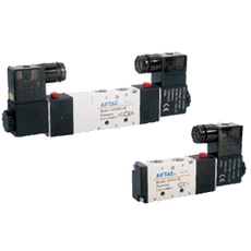 [In-stock item] Solenoid Valve 4V200 Series, 5 Ports 2 Positions, 5 Ports 3 Positions 4V210-8-A-I