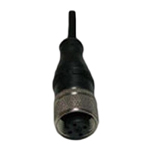 M12 x 1.0 three-pin female connector for the sensor switch lead wire (straight)