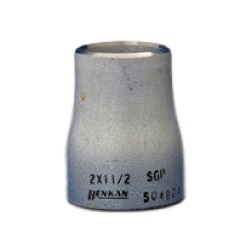 Butt Weld Pipe Fitting, Steel Pipe Reducer (Concentric/Eccentric), White Pipe JIS(NBG)-R(E)-FSGP-11/2BX3/4B