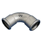 Press Molco Joint 90° Elbow, for Stainless Steel Pipes 90E-30