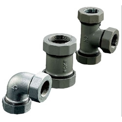 CKMA Tee Joint with Reducer Three way Nut