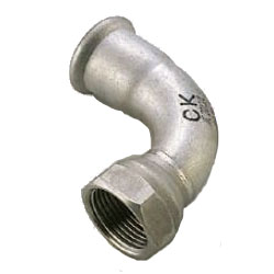 Press Fitting for Stainless Steel Pipes SUS Press Female Adapter Elbow SP-FL-60X2
