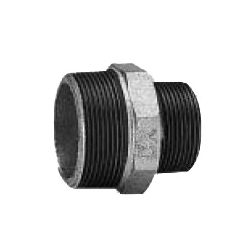 CK Fittings - Screw-in Type Malleable Cast Iron Pipe Fitting - Nipple with Different Diameters RNI-25X20-W