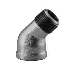 Ck Fittings Threaded Transportable Cast Iron Pipe Fittings 45° Female Male Elbow (45° Street Elbow) 45SL-20-W