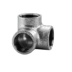 CK Fittings - Screw-in Type Malleable Cast Iron Pipe Fitting - Cross Elbow SOL-32-W