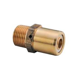 Multi-1 Aluminum 3-Layer Tube System Male Adapter m (G Thread)