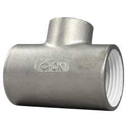 CK Pre-Seal SUS Fitting Different Diameters Tees P-SUS-RT-10X8A