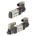 Electromagnetic valve, VLEV600 series, 5 ports, 2 positions VLEV6201-110VAC-K