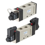 Electromagnetic valve, VLEV900 series, 5 ports, 2 positions