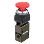 Manual valve VLM20 series interlock button type VLM20-09-R