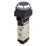 Manual valve VLM23 series round flat button type VLM23-06-B