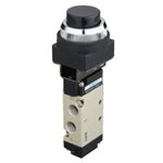 Manual valve VLM23 series round nose button type VLM23-07-G