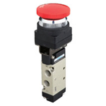 Manual valve VLM23 series interlock button type