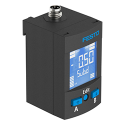 Pressure sensor, SPAU Series SPAU-P10R-T-R14M-L-PNLK-PNVBA-M8D