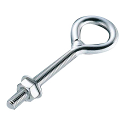 Brimless long eye bolt (with nut, washer) LE-10M