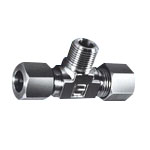 For Copper Pipe, B-Type Compression Fitting, GT-2 Type, MALE BRANCH TEE GT-2-22-R3/4-B