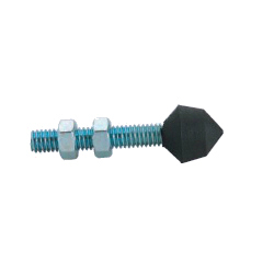 Metal Head for Clamps, Pointed Rubber Type GH-CC