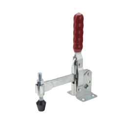 Toggle Clamp - Vertical Handle - Solid Arm (Flanged Base) GH-12275