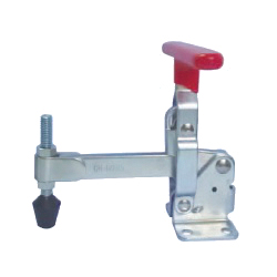 U-Shaped Arm Toggle Clamp, Vertical Handle, with Flanged Base, GH-12295