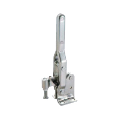 Toggle Clamp - Vertical Handle - Short Solid Arm (Flanged Base) GH-10448