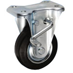 Medium Load Caster, Fixed (Includes Rotation Stopper), KBZtype, Size 100 mm PNDKBZ-100