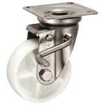 Stainless Steel Caster Swivel (with Double Stopper) JAB Type Size 100 mm SRJAB-100