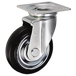 J-Type Swivel Caster For Medium Loads 150‑mm Size (Metal Fitting Only, No Wheel)