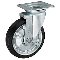 J-Type Swivel Caster For Medium Loads 200‑mm Size (Metal Fitting Only, No Wheels)