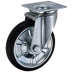 J-Type Swivel Caster For Medium Loads 250‑mm To 300‑mm Size (Metal Fitting Only, No Wheel)