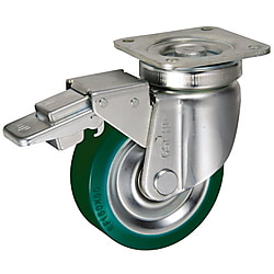 JHB-Type Swivel Caster For Heavy Loads (With Rotation Stopper)150‑mm Size (Metal Fitting Only, No Wheel)