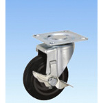 Silent Flow Caster, Swivel (with Rotation Stopper) PCJCS Type, Sizes 100 mm to 150 mm