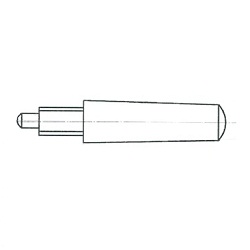 S45C-Q Taper Pin With External Thread STP-Q-5X20