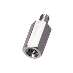 Aluminum Spacer (Hexagonal/for Short-Interval Stacking) Kanigen Plating / MSL-KE