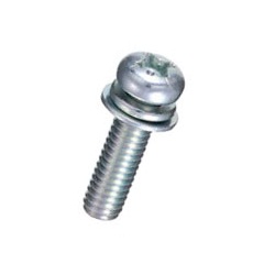 Steel Pan-Head Screw (With SW / PW [Small]) / F-0000-S1E F-0206-S1E