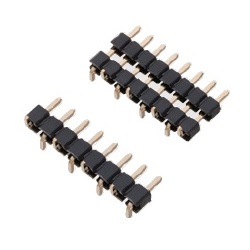 Nylon Pin Header / PSM-21 Pin (Square Pin), 2.00 mm Pitch, SMT Straight (1 Row)