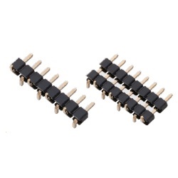 Nylon Pin Header / PSM-71 Pin (Square Pin), 1.27 mm Pitch, SMT (1 Row)