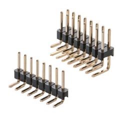 Nylon Pin Header / PSR-20 Pin (Square Pin), 2.00 mm Pitch, Right Angle (1 Row / 2 Rows) PSR-210153-20