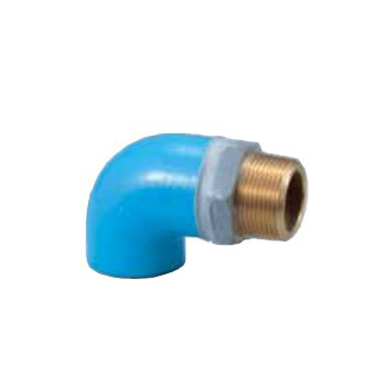 Pipe End Corrosion-Proof Pipe Fitting, Male Adapter Elbow With Corrosion-Proof Screw PQWK-ZML-25A