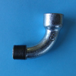 Pipe Fitting, Female and Male Bend MBE-15A-W
